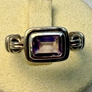 Silpada 925 sterling ring Amethyst size 7